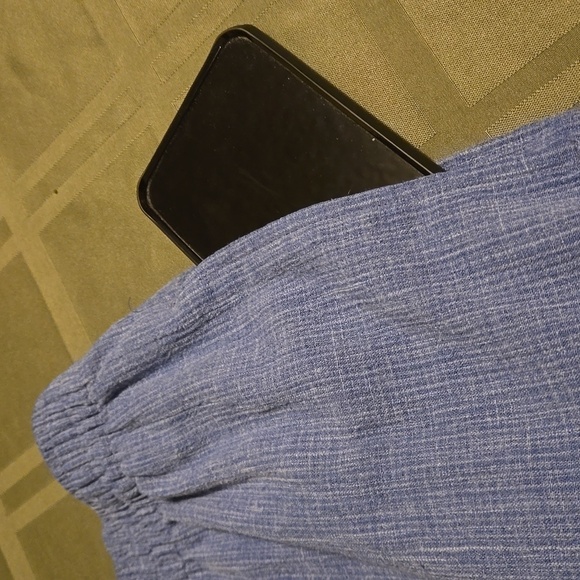 ♥️5 for $25♥️ Koret City Blues Women size 20W Blue Knit Wide Leg Pullon Pants - Picture 10 of 13